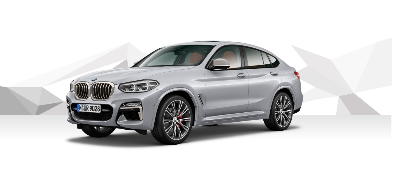 BMW X4 M40d - stříbrná metalíza, nákup online, nové auto ve výrobě, sleva